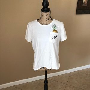 H&M pineapple tee
